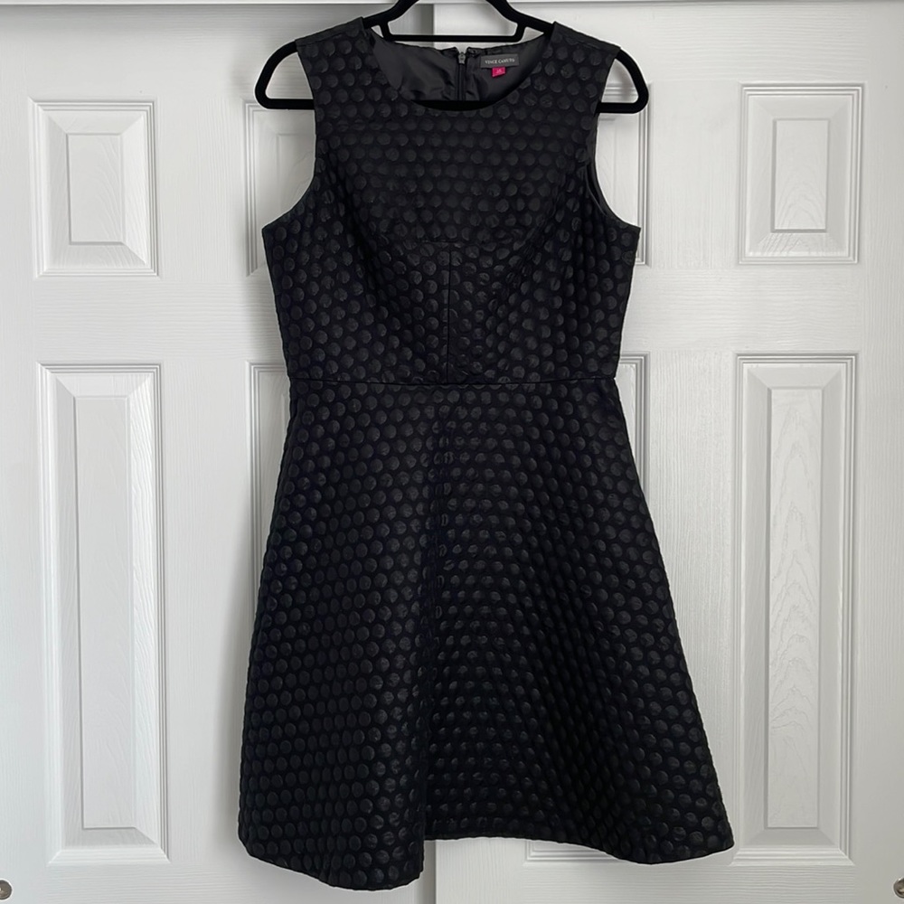Vince Camuto Fit and Flare Polka Dot Dress